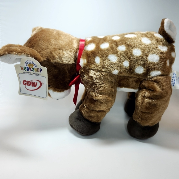 Vintage Rare Build-A-Bear CDW Brown Spotted Fawn Deer Bambi - Picture 4 of 15